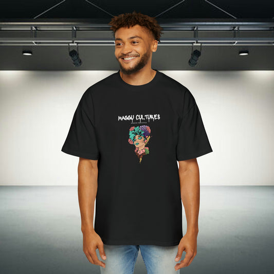 Men's Heavy Oversized Tee Graffiti By Maggu Cultures