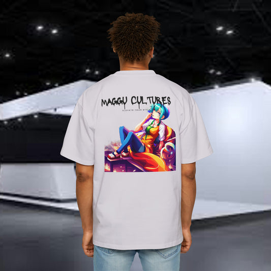 Men's Heavy Oversized Anime Tee By Maggu Cultures