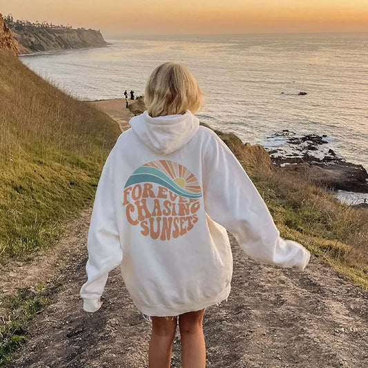 Forever Chasing Sunsets Women Sweatshirts/Hoodies