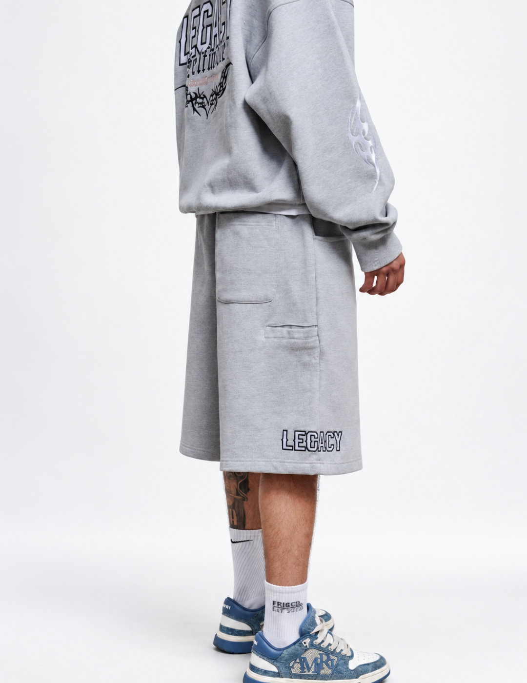 Heather Gray Jorts